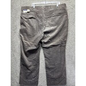 The JC Penney Men's Shop Slack Flat Corduroy Dress Pants Men's Gray 44x30 NWT**
